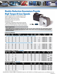 Type 3RD - Double Reduction, Right-Angle Gearmotors