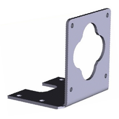 L-Bracket Mounting Kit for metric type W gearmotors [model 1970]