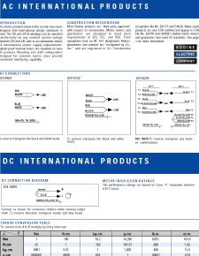 Technical information and Connection Diagrams for AC and PMDC Gearmotors and Motors [Metric]