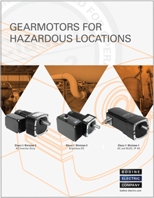 C1D1 C1D2 Gearmotors for Hazardous Locations