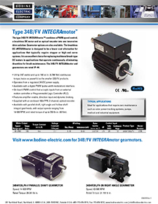 34B/FV INTEGRAmotor and Gearmotors 